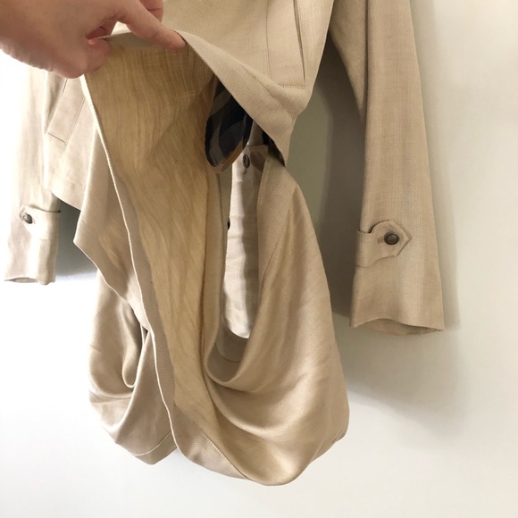 STUDY New York blazer jacket Hemp silk ethical S - Picture 3 of 8